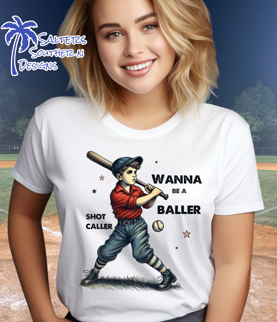 Retro “Wanna Be a Baller” T-shirt