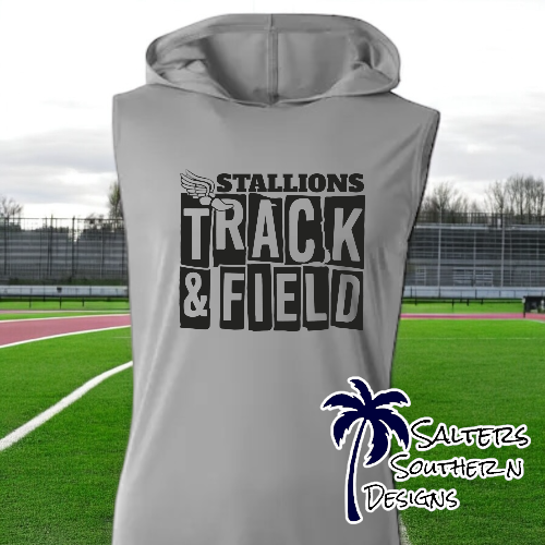 Track & Field Sleeveless Hoodie