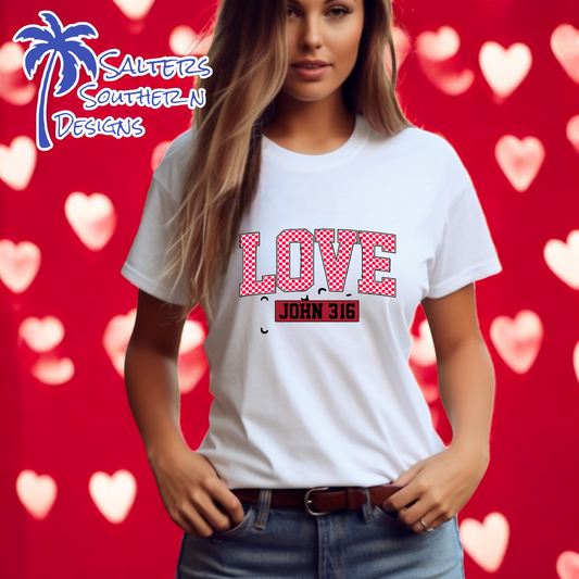 LOVE - John 3:16 Inspirational T-Shirt