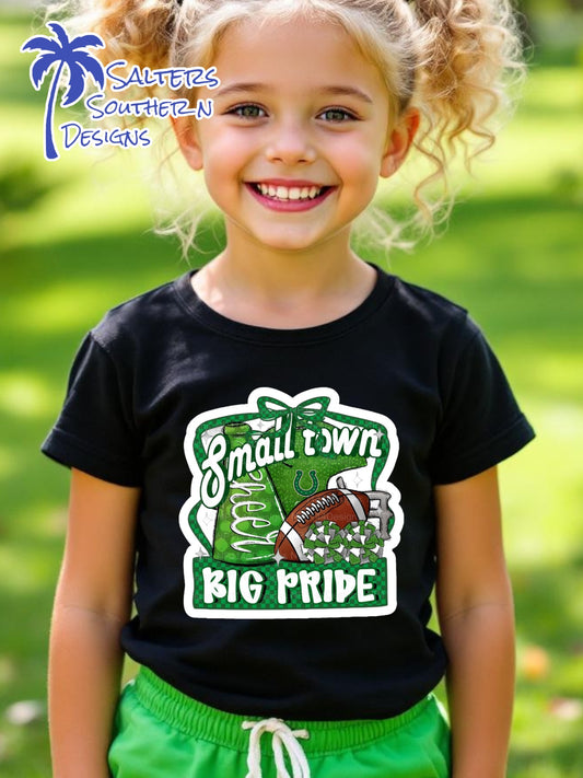 Small Town Big Pride Stallions Cheer T Shirt